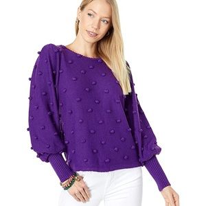 NWT Lilly Pulitzer Kippa Sweater in Purple Berry